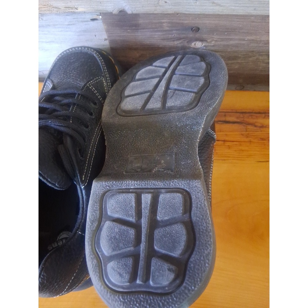 DR. MARTENS - Women Buzz 5-Eye Milled Napa Leather Shoes Size 7 - Picture 5 of 10